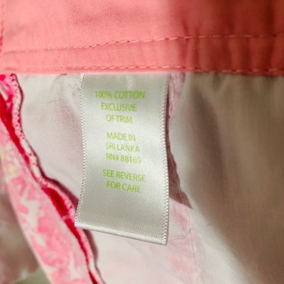 Lilly Pulitzer Walsh Shorts Chum Bucket Size 2 - Picture 4 of 5